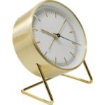 KARE Alarm Clock Levin Gold 10x12cm - Image 2