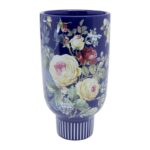 KARE Deco Vase Rose Magic Blue 27cm