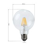 Small LED Bulb Ø9.5cm (4)