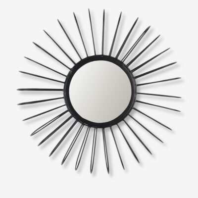 Mirror selena black Ø50cm