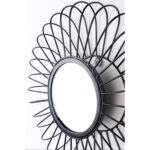 Mirror selena black Ø50cm (5)