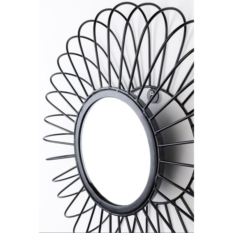Mirror selena black Ø50cm (5)