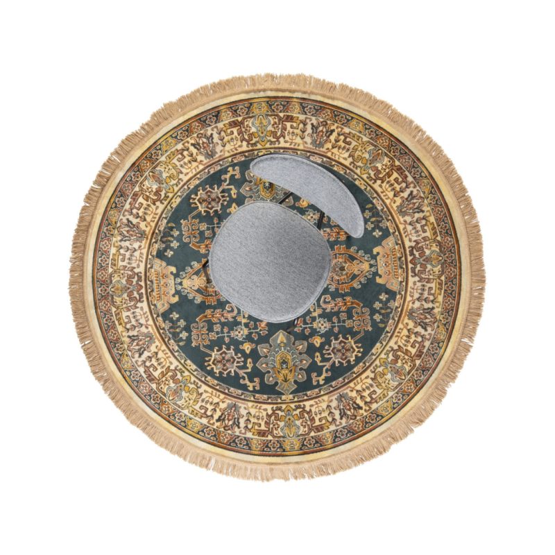 Round Carpet Raz Camel Ø160cm (2)