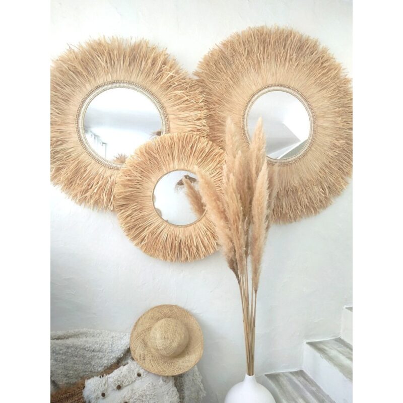 Bohemian mirror turkana Ø60cm