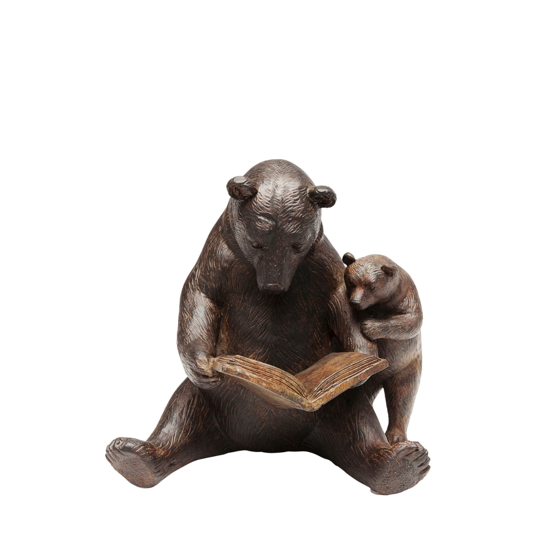 Deco Figurine Reading Bears