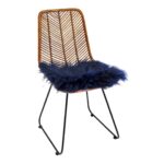 Seat Cover Lambskin Blue (3)