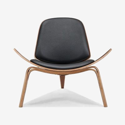 Shell Armchair Black Premium – Smart Living