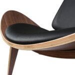 Shell Armchair Black Premium - Image 3