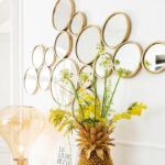 Mirror Bubbles Brass 138x93cm - Image 2