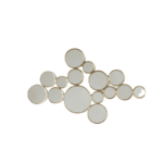 Mirror Bubbles Brass 138x93cm