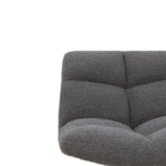 Armchair Modernist Grey Fabric - Image 5