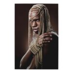 Слика во стакло Beads Man 100x150см