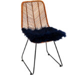KARE Seat Cover Lambskin Blue - Image 2