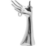 KARE Jewellery Storage Hand Silver 10x20cm - Image 2