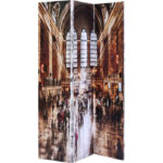 KARE Room Divider Versailles vs Central Station 120x1 - Image 2