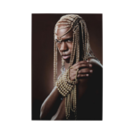 KARE Glass Picture Beads Man 100x150cm