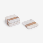 Coasters Set Saskia Marble