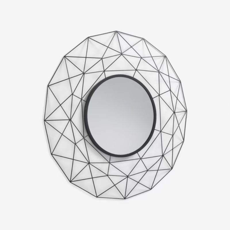 Round Mirror Tabi Black