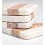 Coasters Set Saskia Marble - Image 4