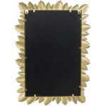 KARE-Wall Mirror Feather Gold-49x69cm - Image 3