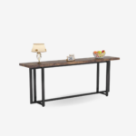 Console Eureka Walnut Metal