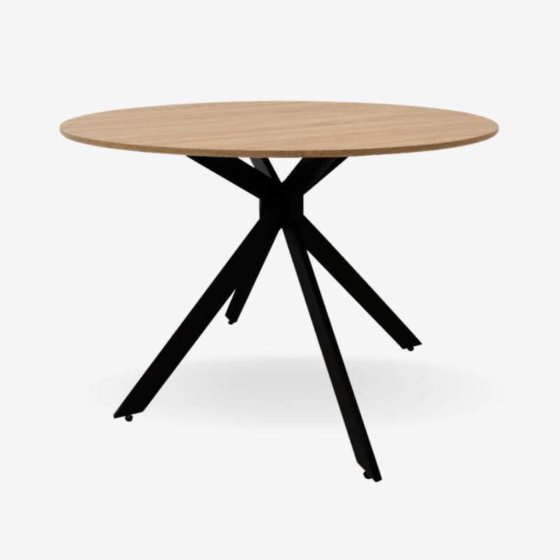 Round natural table