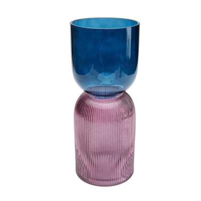 KARE Vase in Blue-Purple 40cm