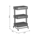Metal Тrolley Ebbe Black