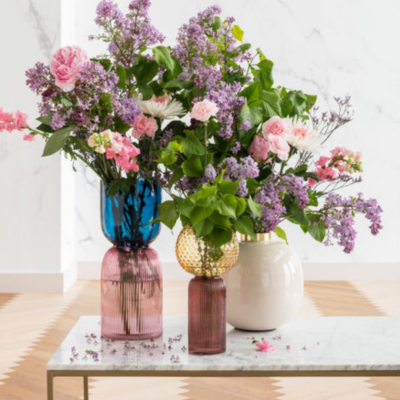 KARE Vase in Blue-Purple 40cm
