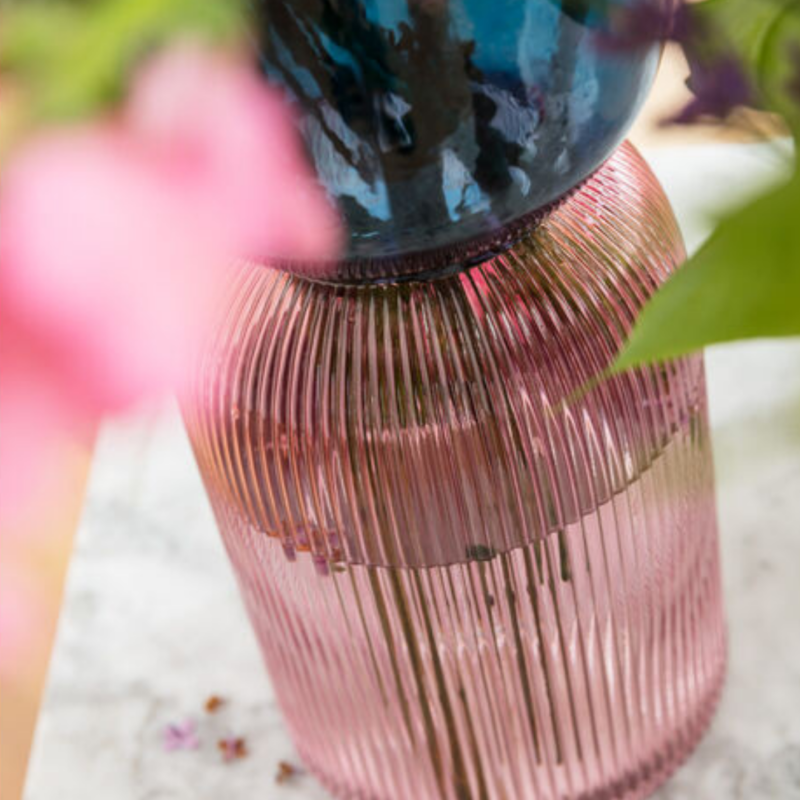 KARE Vase in Blue-Purple 40cm