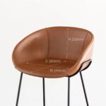 Bar stool feston brown (25)