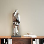 KARE Deco-Figurine Standing-Man Anthracite-62cm - Image 2