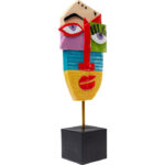 Kare Deco Object Abstract Face Multicolour 52cm 2