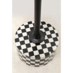 KARE Side-Table Domero-Chess Black-White D25cm