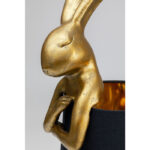 Kare Table Lamp Animal Rabbit Gold Black 68cm 7