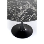 KARE Table-Veneto Marble-Black D110cm