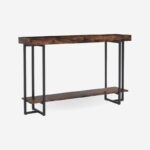 Wood and metal console Nolan