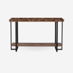 Wood and metal console Nolan