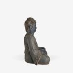 Ceramic Buddha Head Grey - Image 2