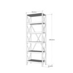 Bookcase Nando Pine H180cm - Image 3