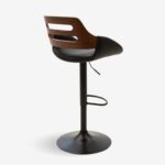 Bar stool zen black