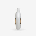 Ceramic Vase White/Gold