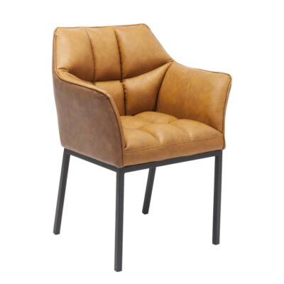 Chair with armrest thinktank brown
