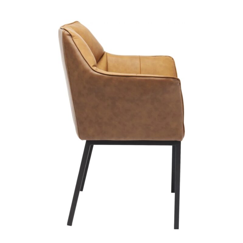 Chair with armrest thinktank brown (6)