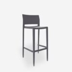 Bar Stool Bakhita Gray