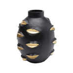 KARE Black Gold Lips 20cm