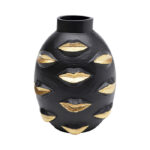 KARE Black Gold Lips 20cm_4