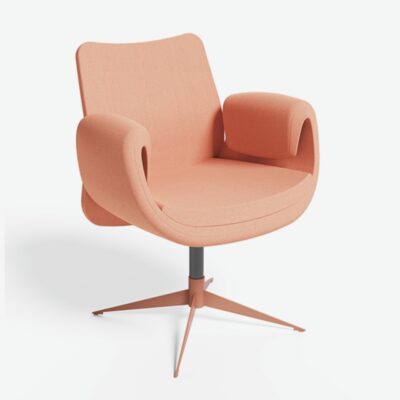 Armchair pet pink