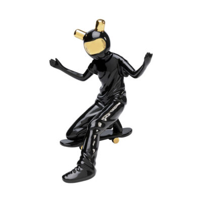 KARE Deco Figurine Skating Astronaut Black 21
