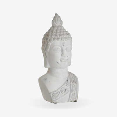 Sl Deco Buddha White 15x13x33cm